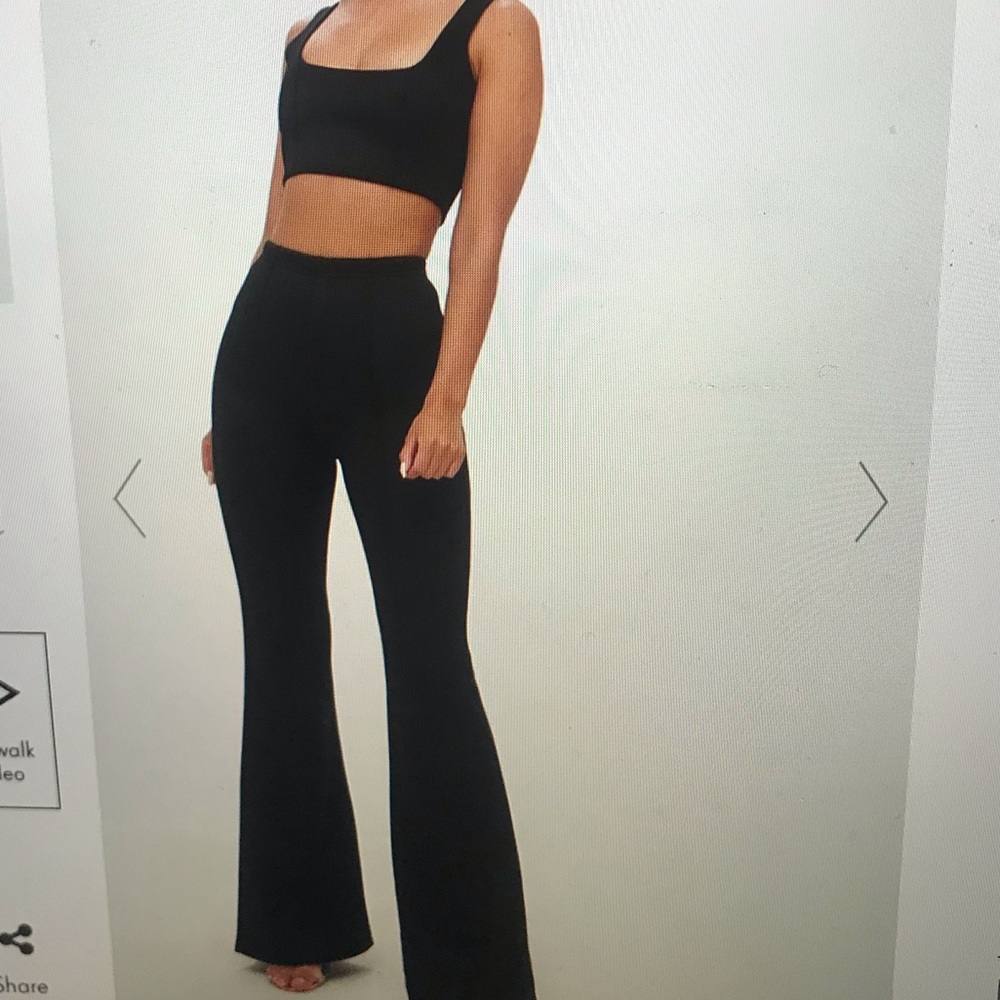 Pretty little Thing Black Two-Piece Set